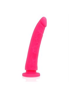 Розовый фаллоимитатор из силикона Delta Сlub Toys Dong Pink Silicone (20 см)