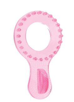 Розовое эрекционное кольцо SYNERGY CLIT BUMPER LOVE RING PINK