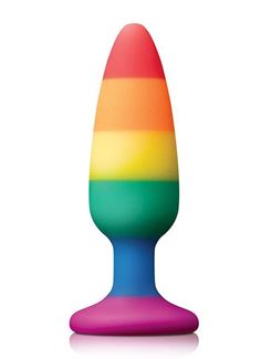 Разноцветная анальная пробка RAINBOW ANAL PLUG MEDIUM (14 см)