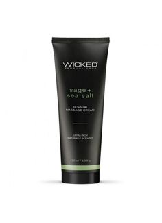 Массажный легкий крем WICKED Sage plus Sea Salt (120 мл)