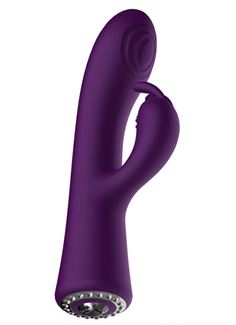 Фиолетовый вибратор кролик Lux (20 см)