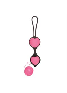 Розовые вагинальные шарики из силикона Coco Licious Kegel Balls 