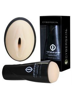 Мастурбатор-вагина в тубусе Cyberskin Deep Pussy с вибрацией