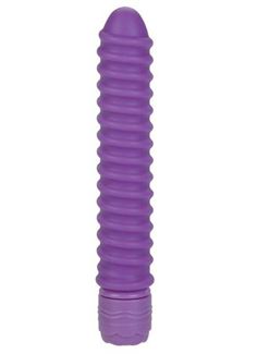 Фиолетовый спиральный вибратор Sorority Screw (12,75 см)