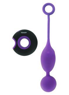 Фиолетовое виброяйцо EMBRACE II REMOTE CONTROL EGG с дистанционным управлением - 10 см.