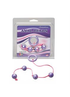 Фиолетовые анальные шарики GOOD VIBES ANAL BEADS SMALL