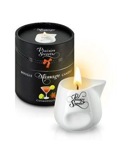 Массажная свеча с ароматом коктейля Космополитан Bougie de Massage Cosmopolitan - 80 мл.