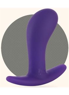 Фиолетовый анальный стимулятор Bootie S - 7,6 см.