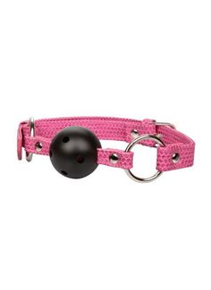 Кляп-шарик на розовых ремешках Tickle Me Pink Ball Gag