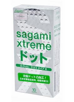 Презервативы Sagami Xtreme Type-E с точками (10 шт)