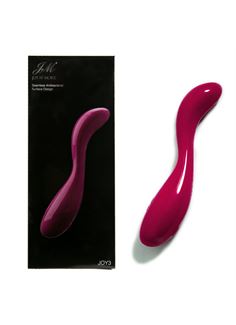 Малиновый вибромассажер Ester Joy N - 18,6 см.