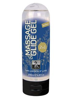 Массажный гель Massage Glide Gel 2 in 1 Amber - 200 мл.