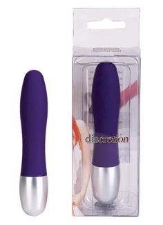 Фиолетовый вибратор Discretion Probe - 11 см.