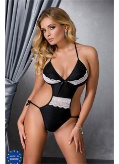 Очаровательное боди Camille Plus Size с кружевным декором