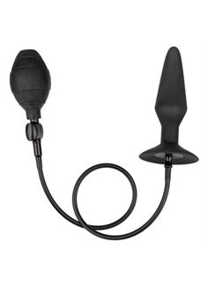 Расширяющаяся анальная пробка со съемным шлангом Large Silicone Inflatable Plug (13,25 см)