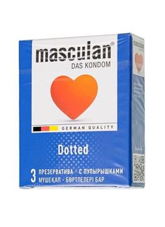 Презервативы с пупырышками Masculan Dotted (3 шт)