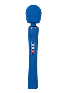 Синий вибромассажер Vim Vibrating Wand (31,3 см)
