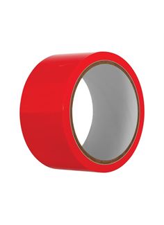 Красная лента для бондажа Red Bondage Tape (20 м)