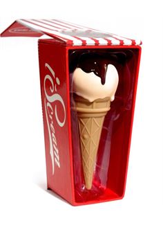 Вибратор I-Scream в виде рожка с мороженым - 14 см.