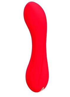 Красный мини-вибратор Skadi (11,7 см)