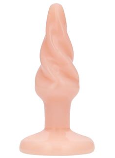 Телесная витая анальная пробка Rounded 5 Inch (12,7 см)
