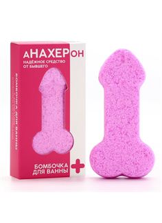 Бомбочка для ванны «Анафигон» с ароматом клубники со сливками (60 гр)