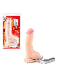 Семифункциональный вибратор First Boy - 13 см.