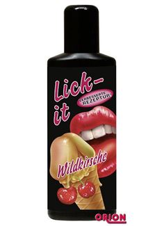 Съедобная смазка Lick It со вкусом вишни - 50 мл. 