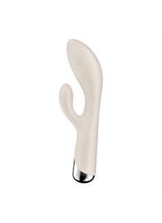 Телесный вибратор-кролик с ротацией Spinning Rabbit 1 (20 см)