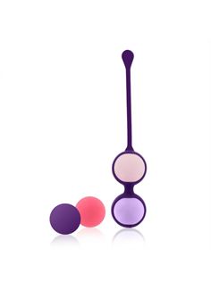 Фиолетовая оболочка с 4 сменными вагинальным шариками Pussy Playballs