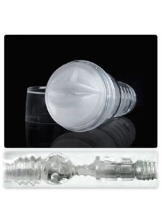 Прозрачный мастурбатор-ротик Fleshlight - Ice Mouth Crystal