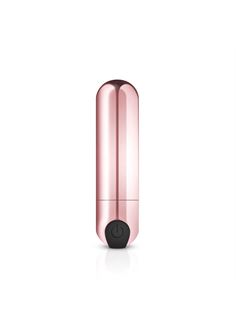 Золотистая вибропуля Rosy Gold Bullet Vibrator (7,5 см)