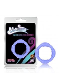 Сиреневое эрекционное кольцо Rope Ring из силикона