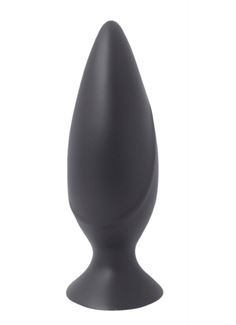 Черная анальная пробка Mojo Spades Medium Butt Plug (10,7 см)