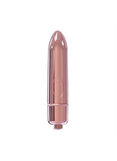 Розовая гладкая вибропуля So Divine Halo Bullet Vibrator (8 см)