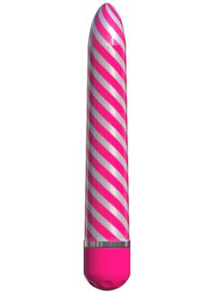 Розовый вибратор Sweet Swirl Vibrator (21,3 см)