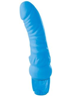 Голубой вибратор Classix Mr. Right Vibrator (18,4 см)