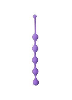 Фиолетовая анальная цепочка SEE YOU FIVE BEADS ANAL (28,1 см)