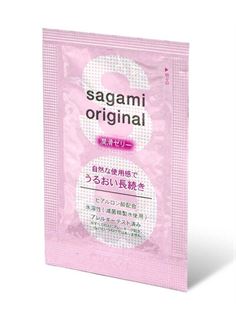 Пробник гель-смазки на водной основе Sagami - Original (3 гр)