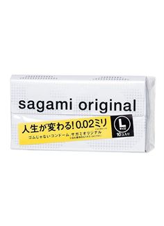 Презервативы Sagami Original 0.02 L-size увеличенного размера (10 шт)