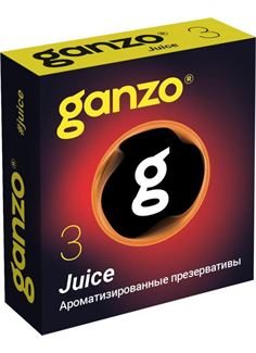 Ароматизированные презервативы Ganzo Juice (3 шт)