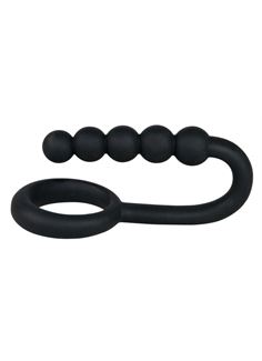 Эрекционное кольцо с анальной цепочкой Cockring with Balls