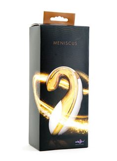 Золотистый клиторальный стимулятор Meniscus
