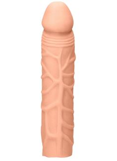 Телесная увеличивающая насадка Penis Extender - 17,5 см.