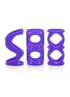 Набор фиолетовых насадок Posh Silicone Lover’s Cages