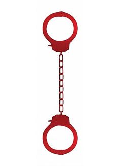 Красные оковы на ноги Pleasure Legcuffs