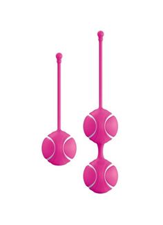 Набор розовых вагинальных шариков O-balls Set