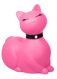 Розовый вибромассажёр кошка I Rub My Kitty с вибрацией
