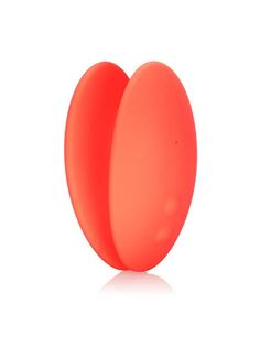 Оранжевый вибромассажер Mini Marvels Silicone Marvelous Massager
