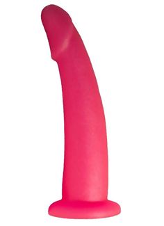 Розовый массажёр для стимуляции простаты (16 см)